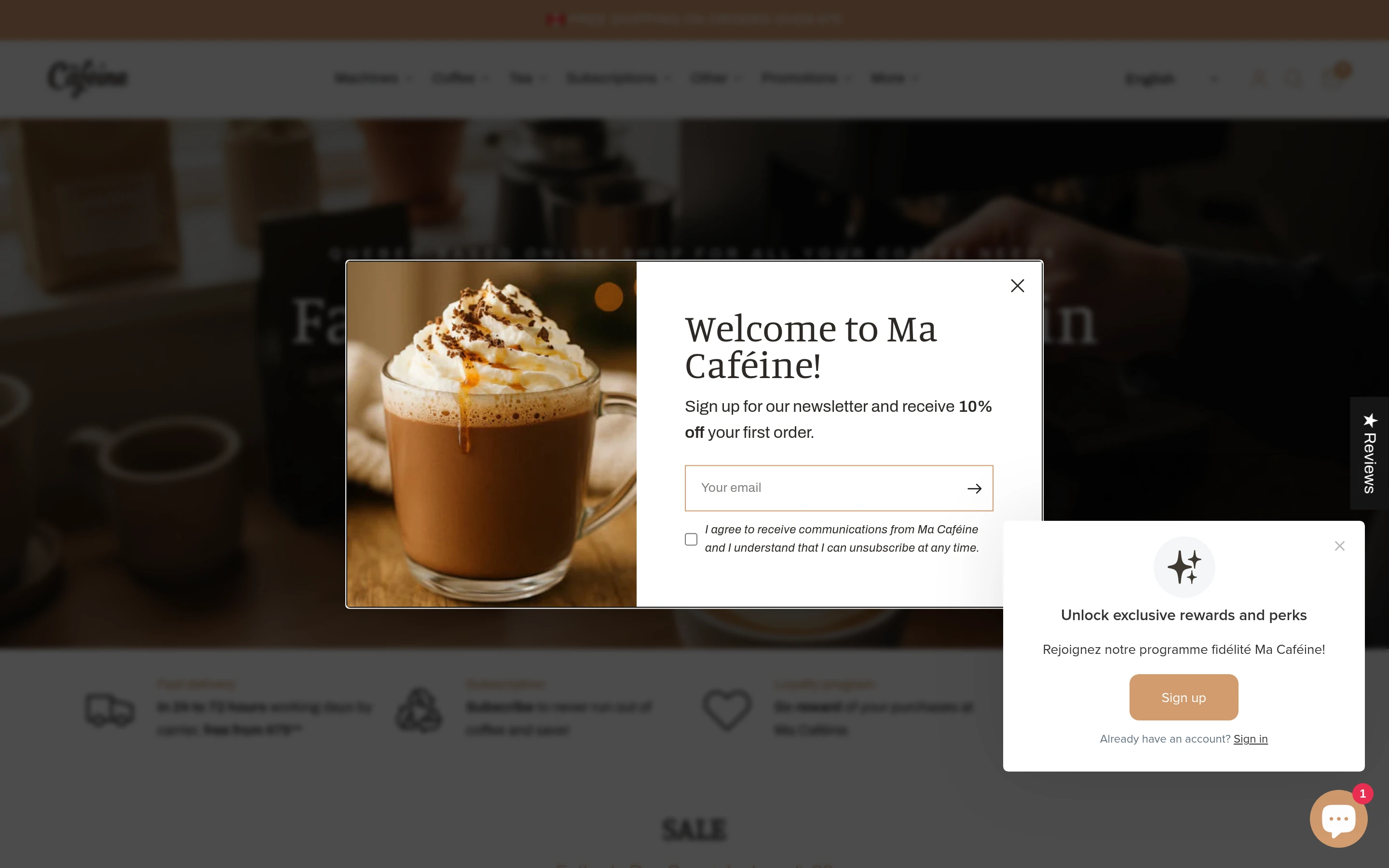 Ma Caféine screenshot