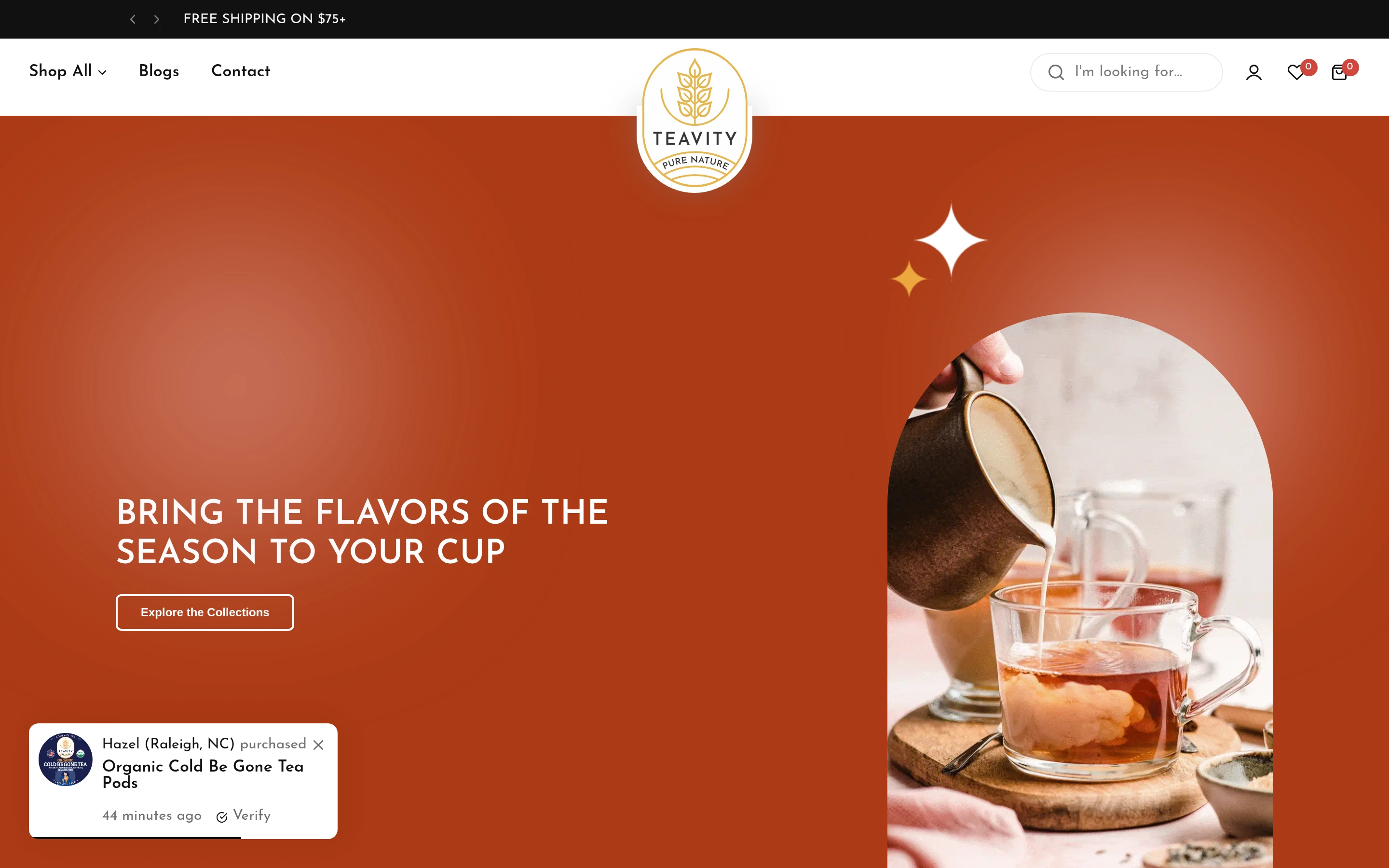 Teavity screenshot