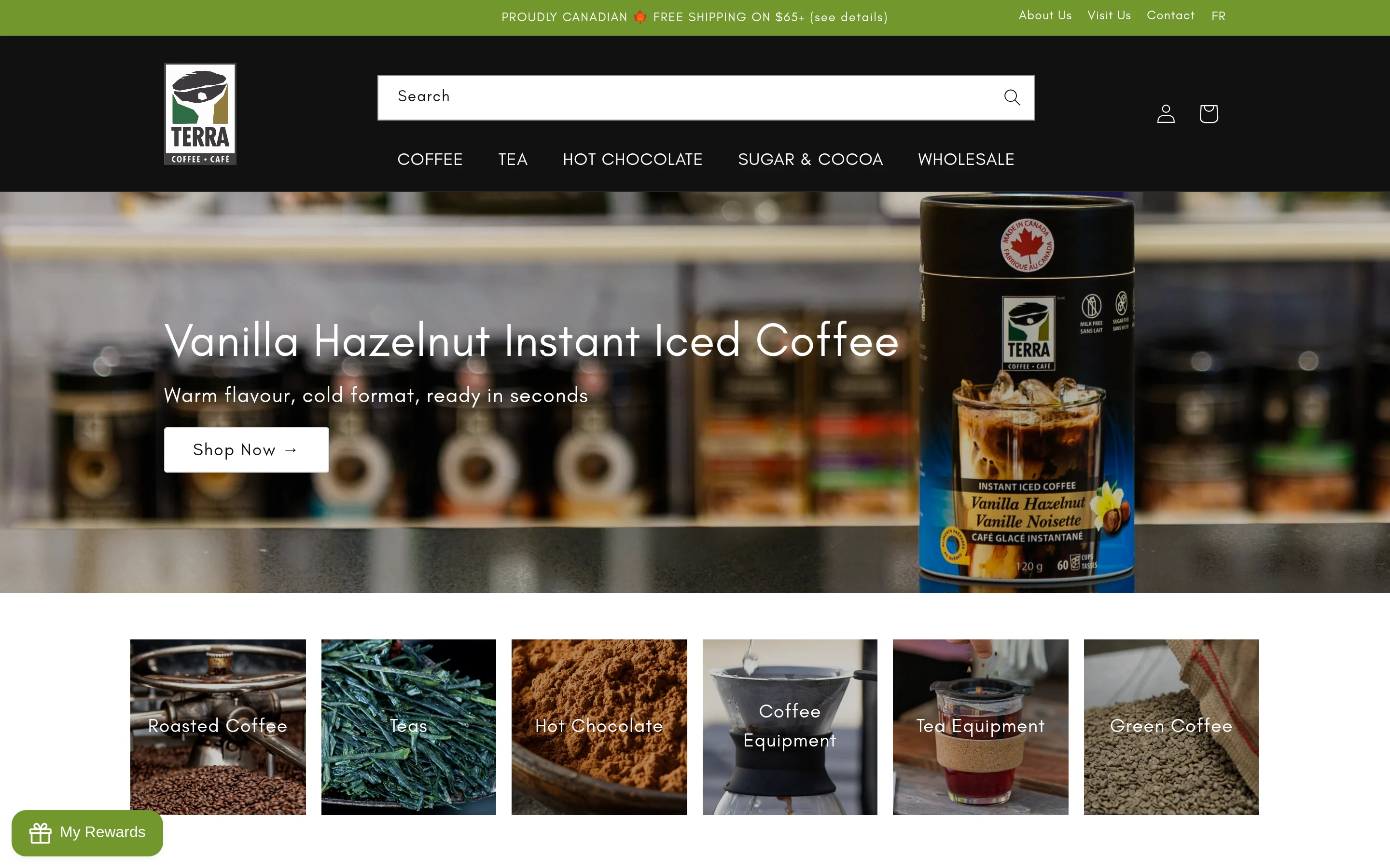 Terra Coffee & Tea screenshot