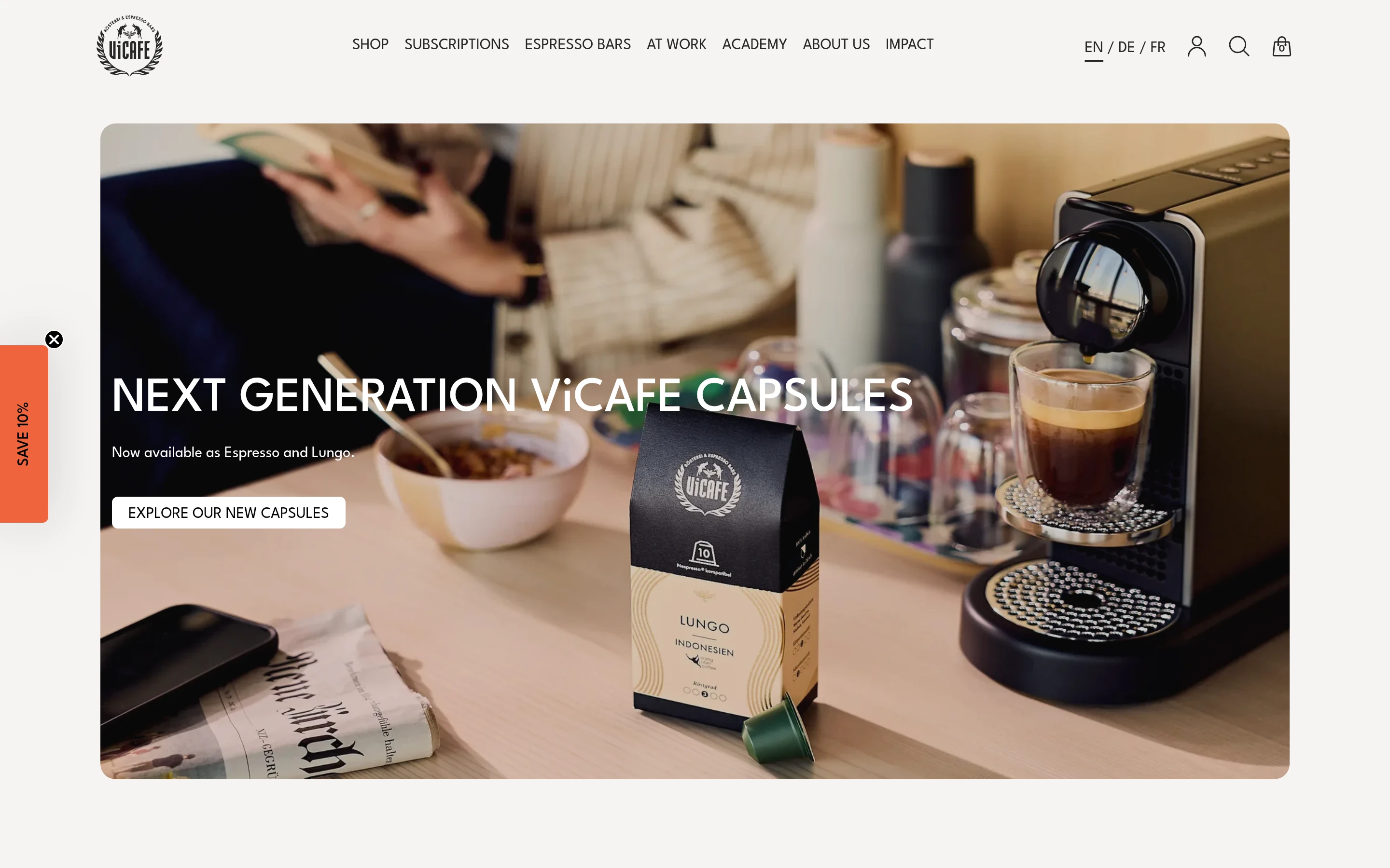ViCAFE Online Shop screenshot