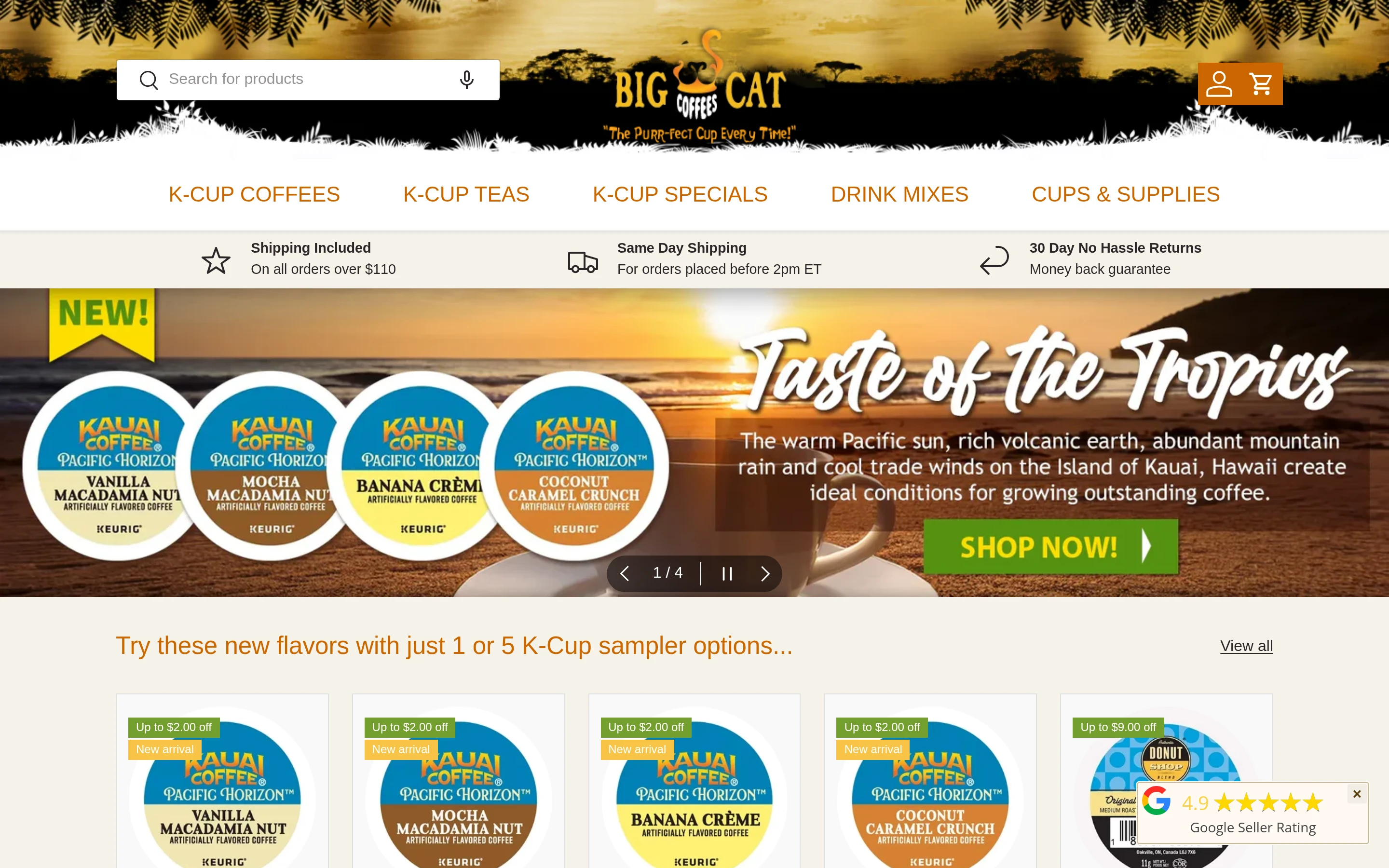 Big Cat Coffees screenshot