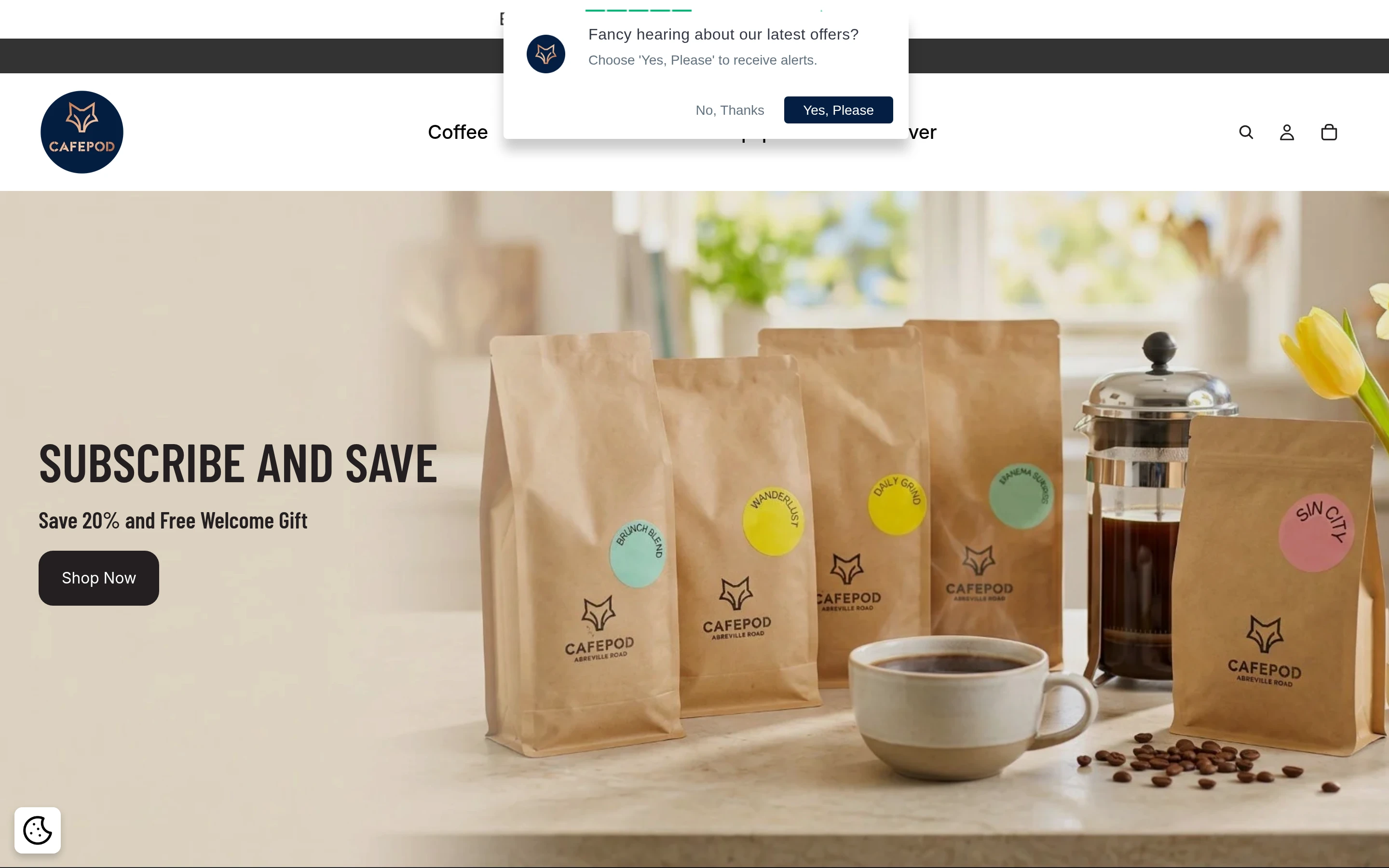 CafePod screenshot