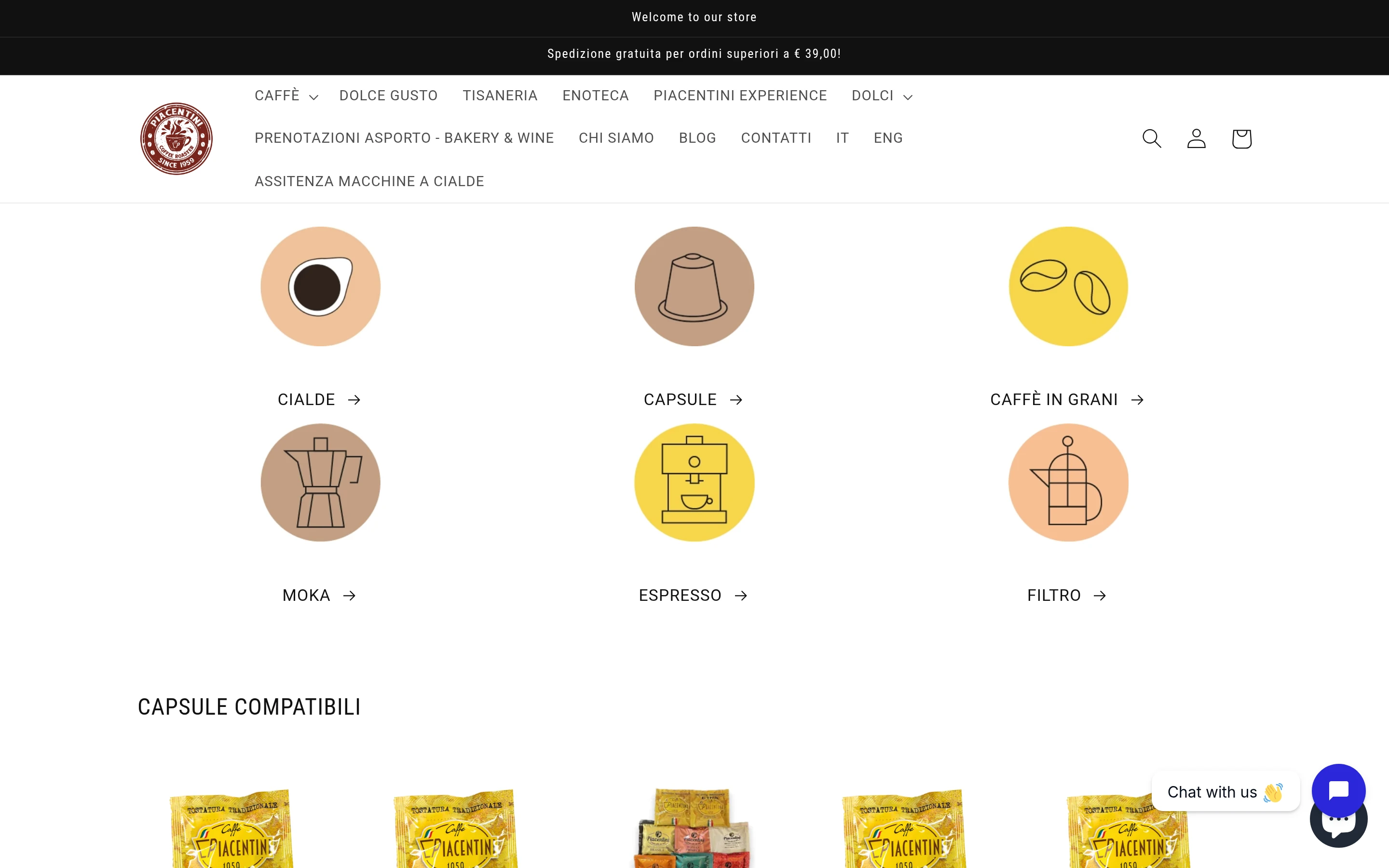 Caffe Piacentini Valmontone screenshot