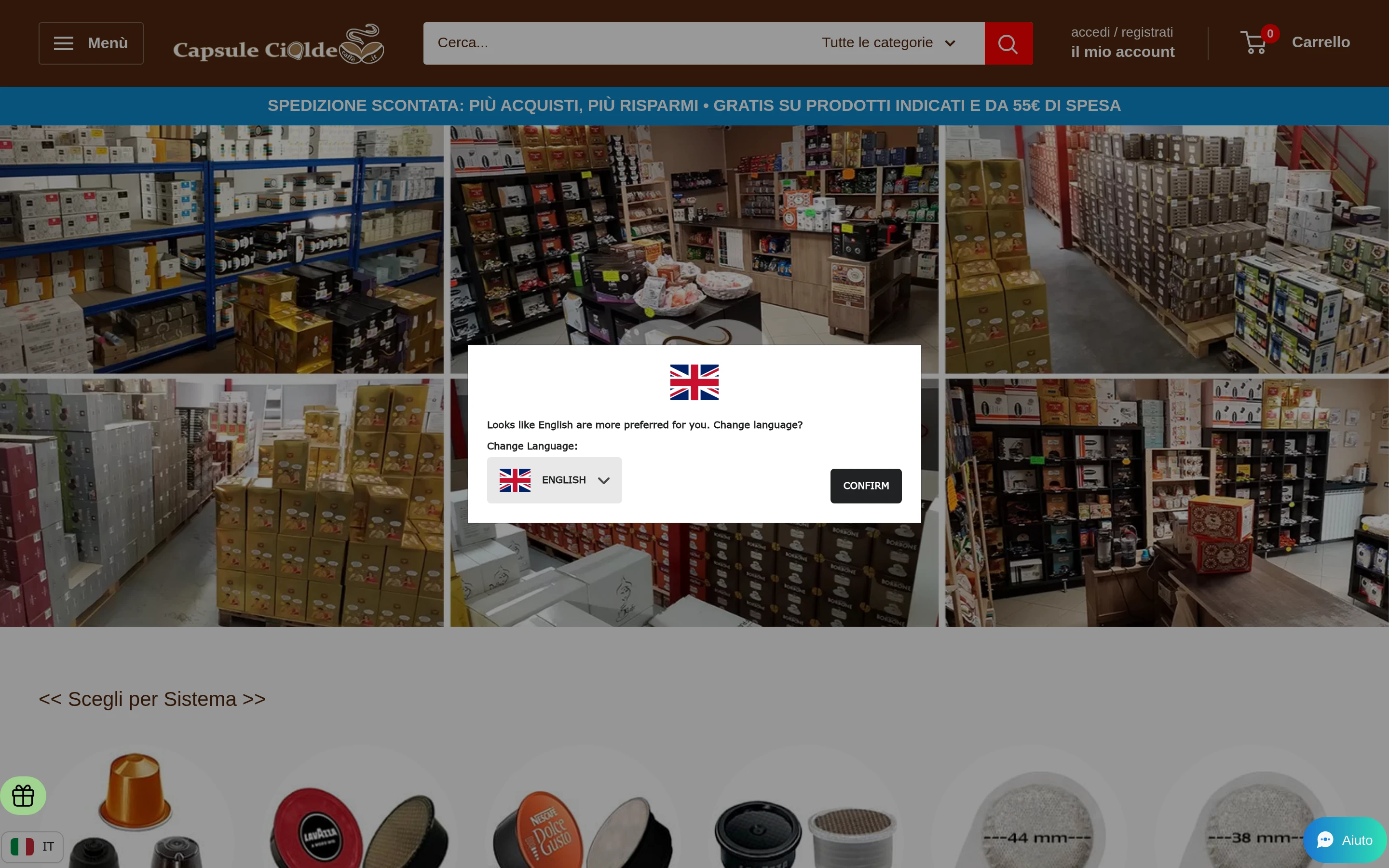 Capsule Cialde Caffè screenshot