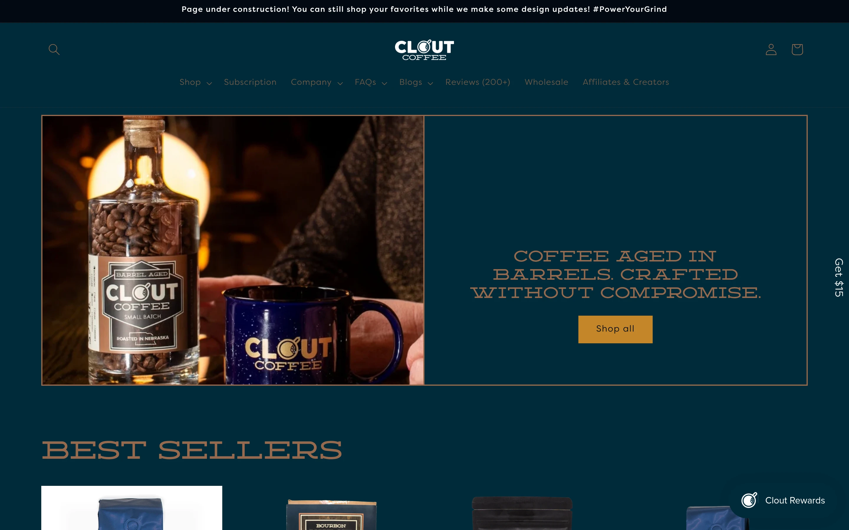 Clout Coffee screenshot