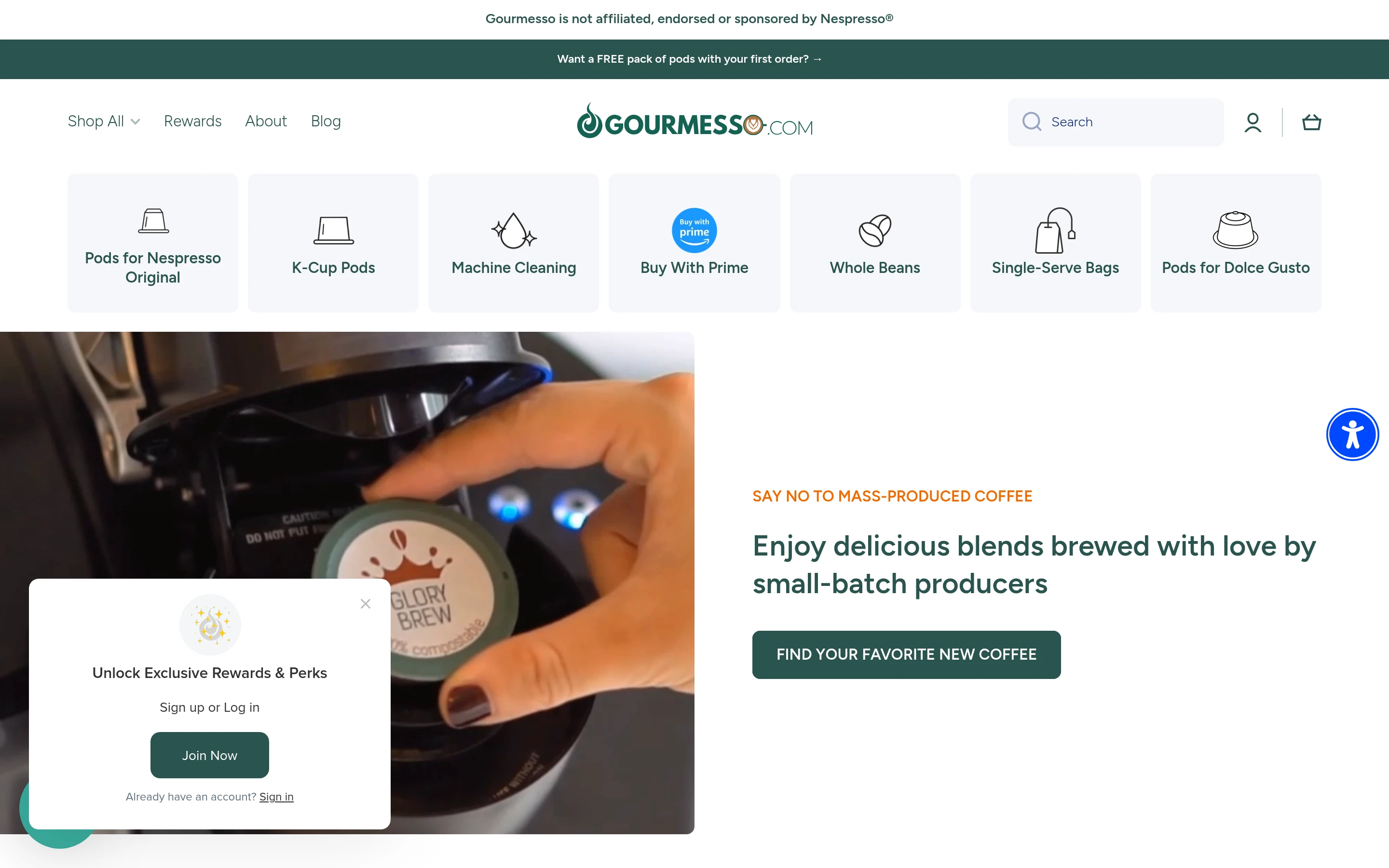 Gourmesso Coffee screenshot