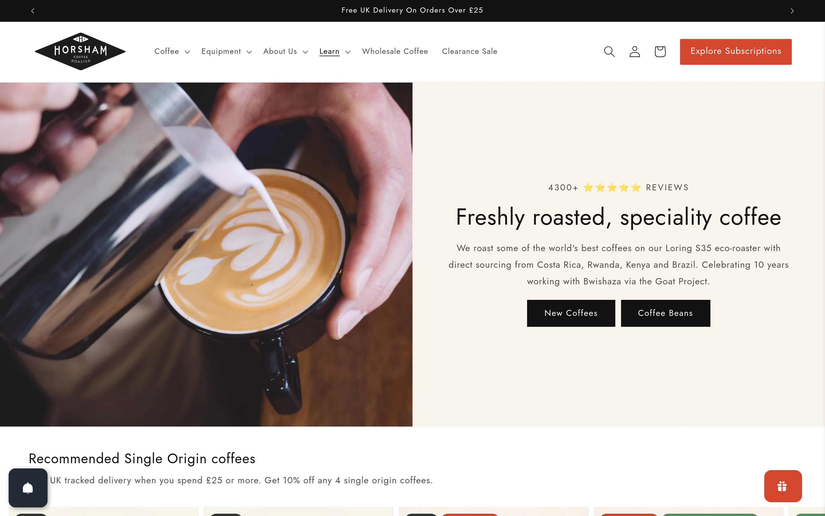 Horsham Coffee Roaster screenshot