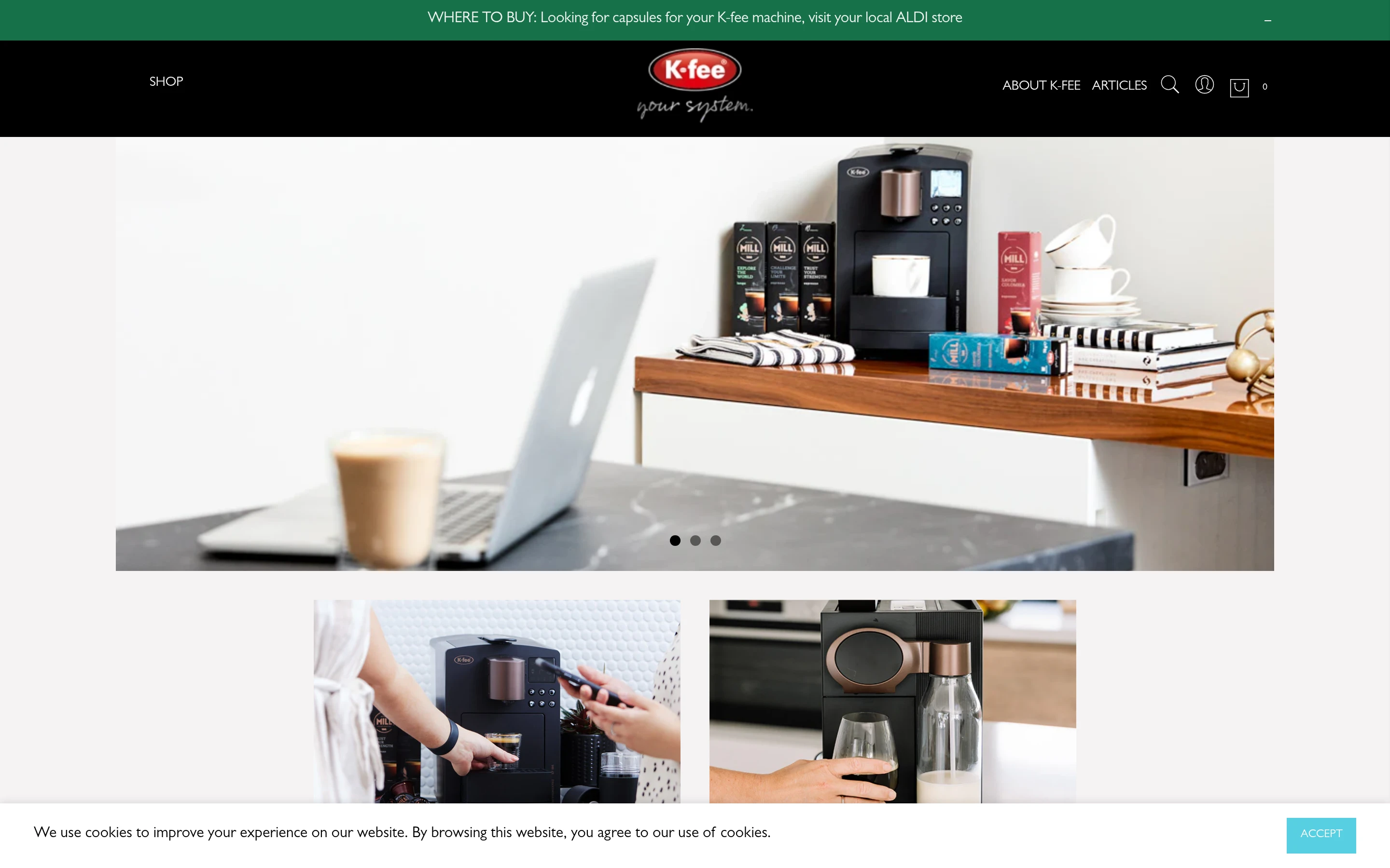 K-fee Australia screenshot
