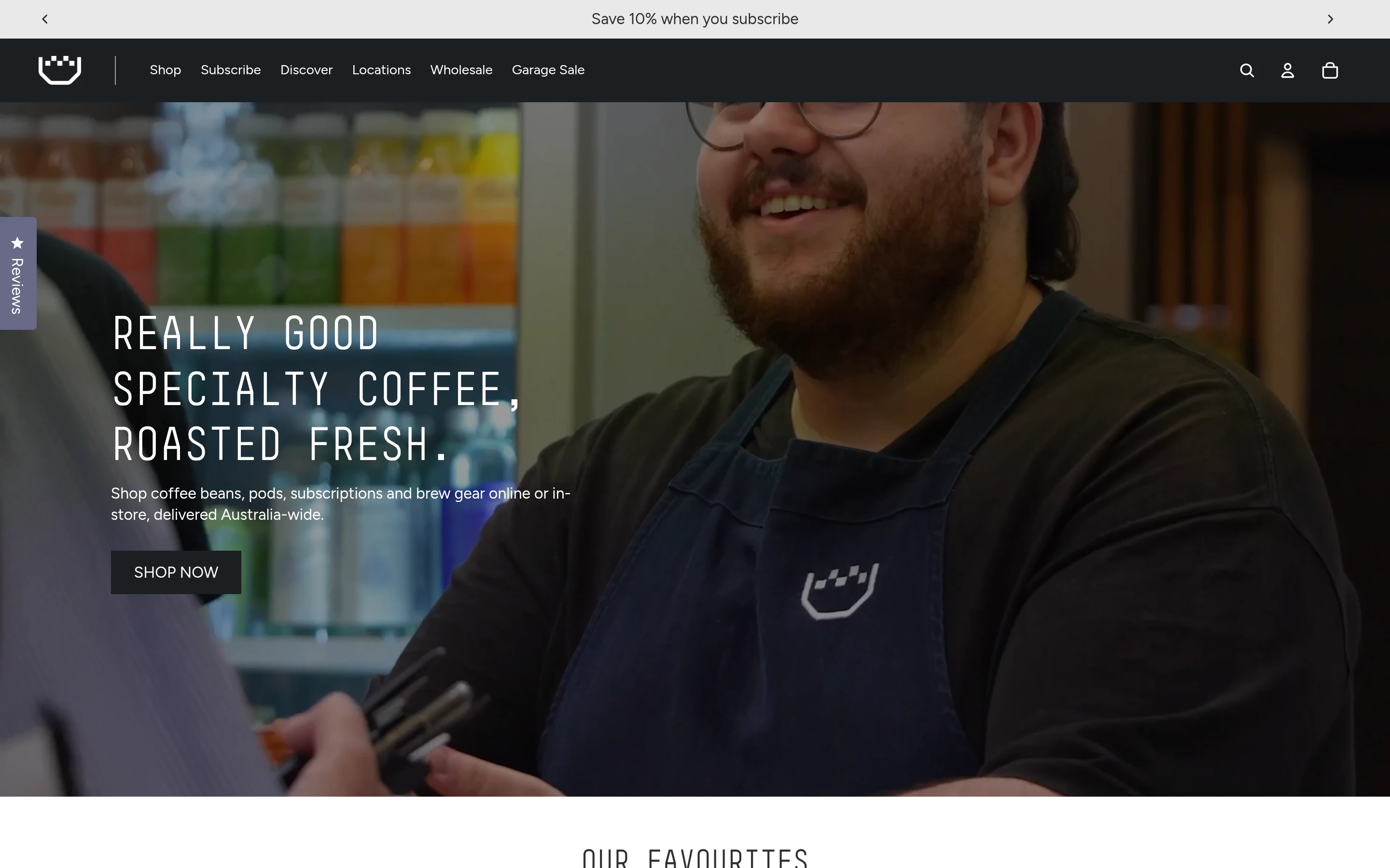Padre Coffee screenshot