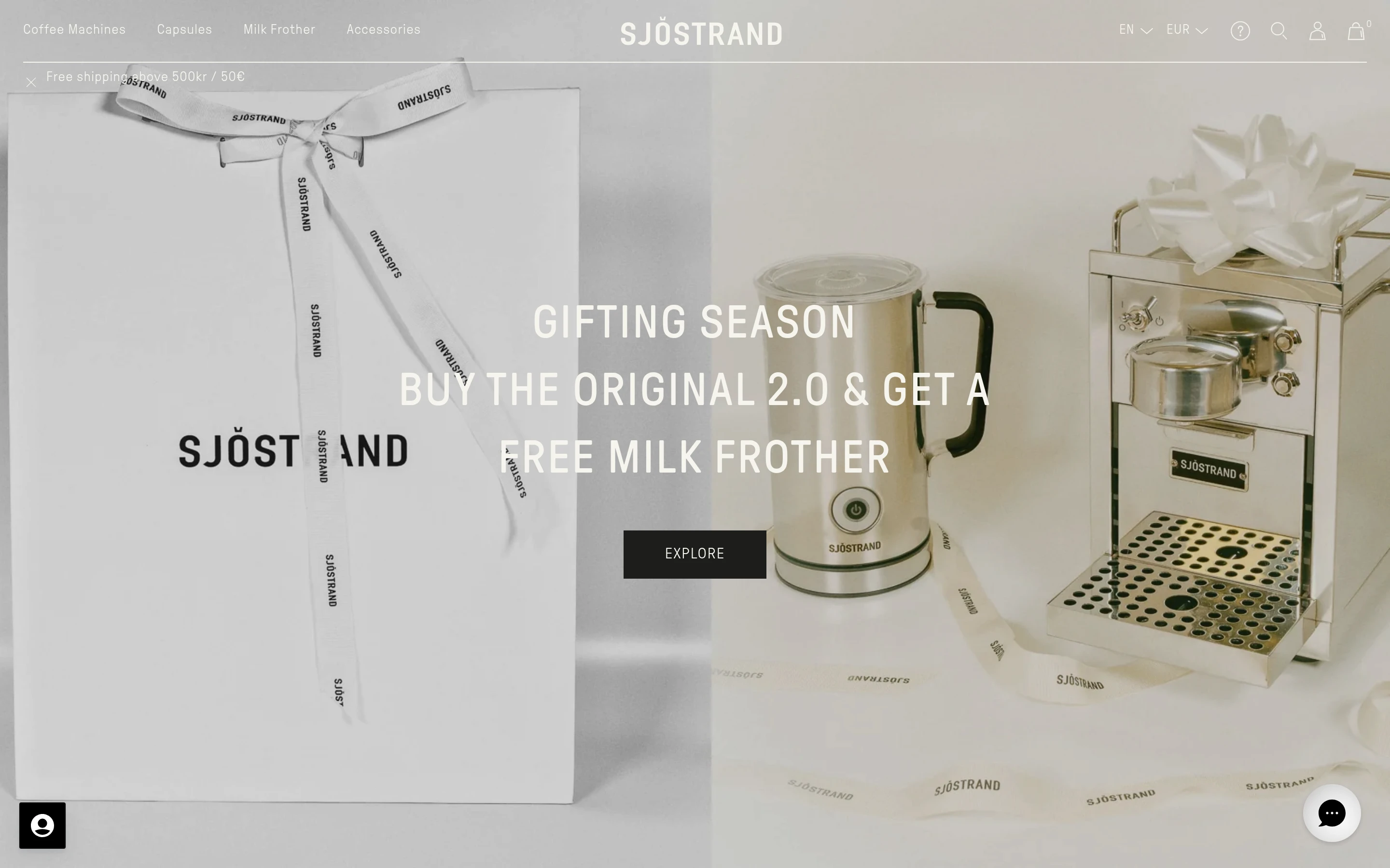 sjostrandcoffee screenshot