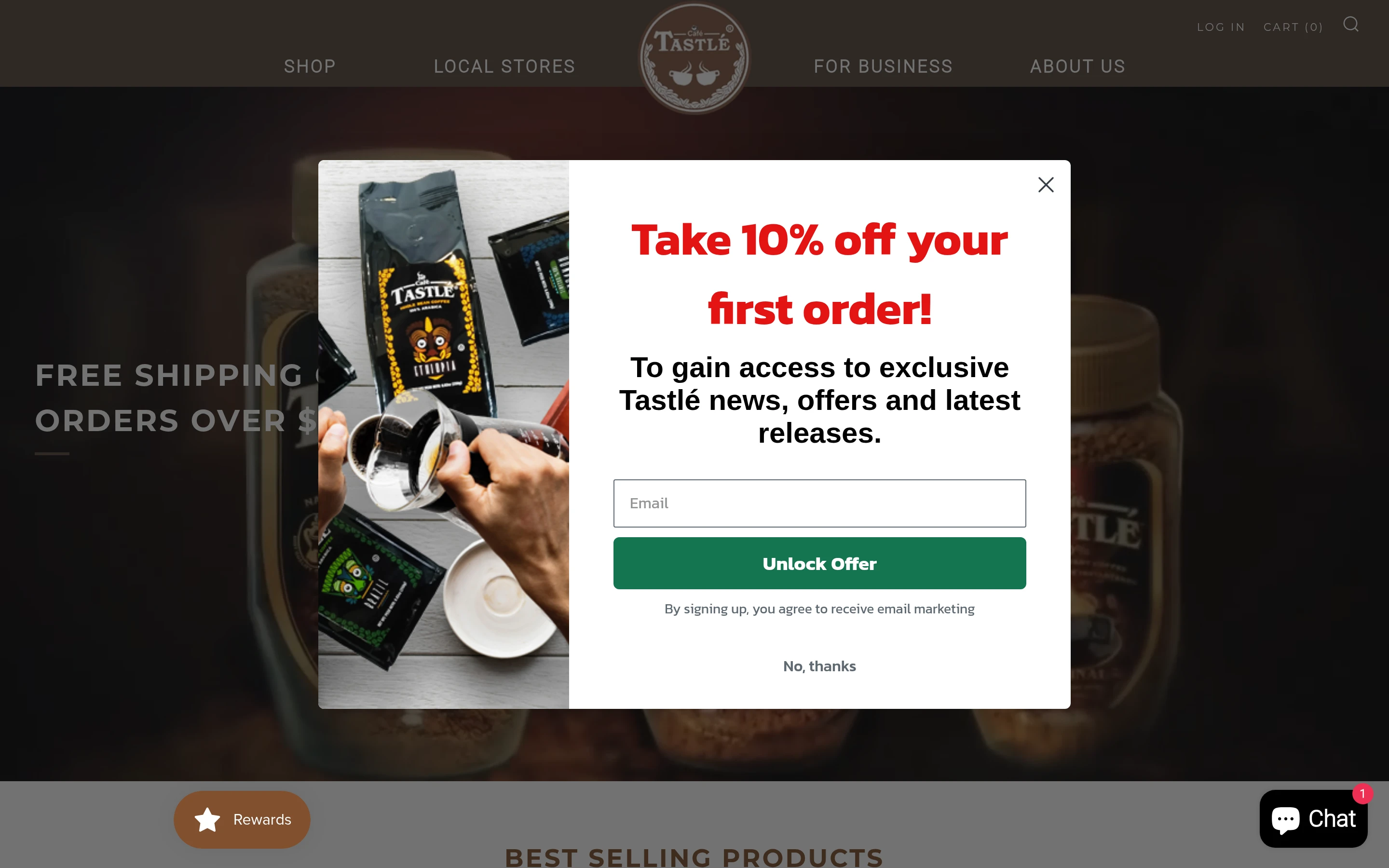 Tastlé Coffee screenshot
