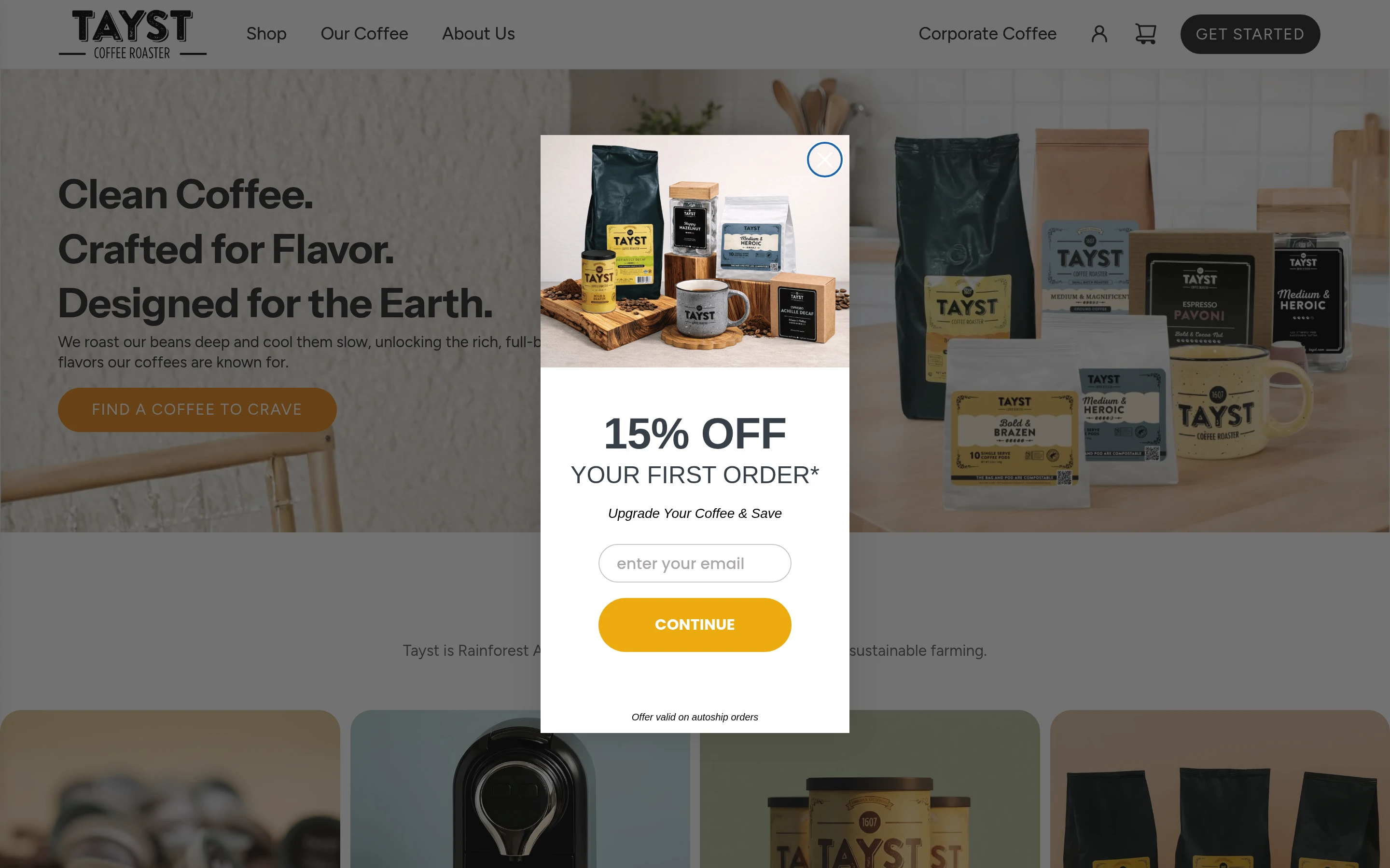 Tayst Coffee screenshot